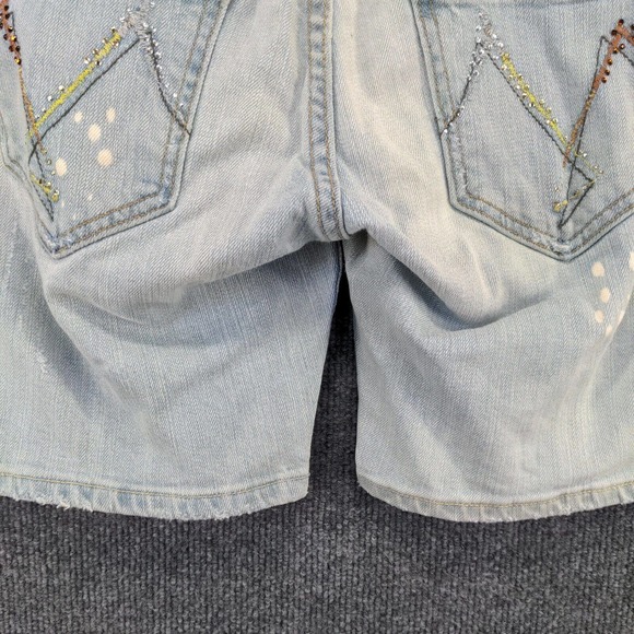 Vigoss Womens Jean Shorts Blue Size 9 Denim 5 Pocket Cotton Blend - Picture 9 of 16